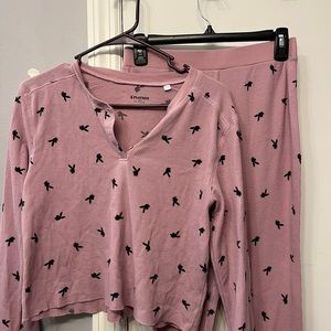 Pink Playboy Pajamas